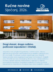 Kućne novine SeneCura doma za starije Bjelovar – siječanj 2026